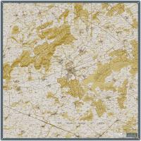 Dieuze Sable carroyage - Echelle 1/25 000