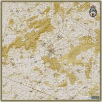 Dieuze sable carroyage insigne 13 RDP - Échelle 1/25 000