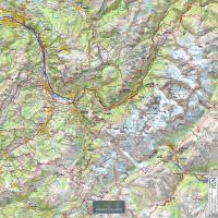 Massif du Mont Blanc, Echelle 1 / 100000