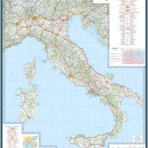 Italie / Dimensions 91 x 110 cm / Données Editions Michelin